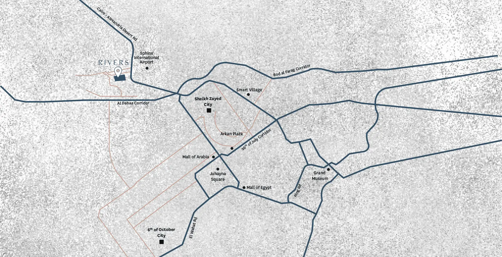 Destination location map